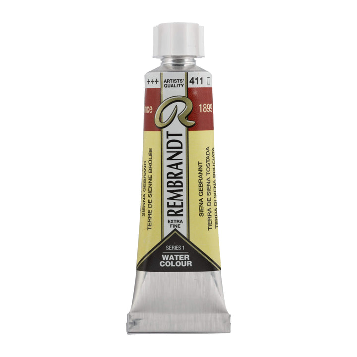 Rembrandt Aquarellfarbe Tube 10 ml Siena Gebrannt 411 - Kidis Art