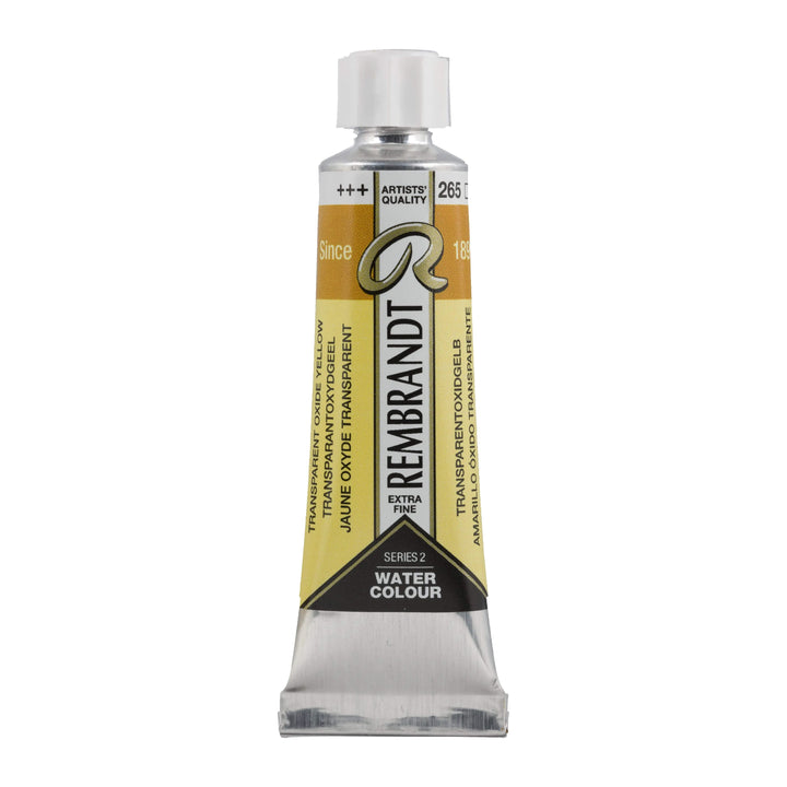 Rembrandt Aquarellfarbe Tube 10 ml Transparentoxidgelb 265 - Kidis Art