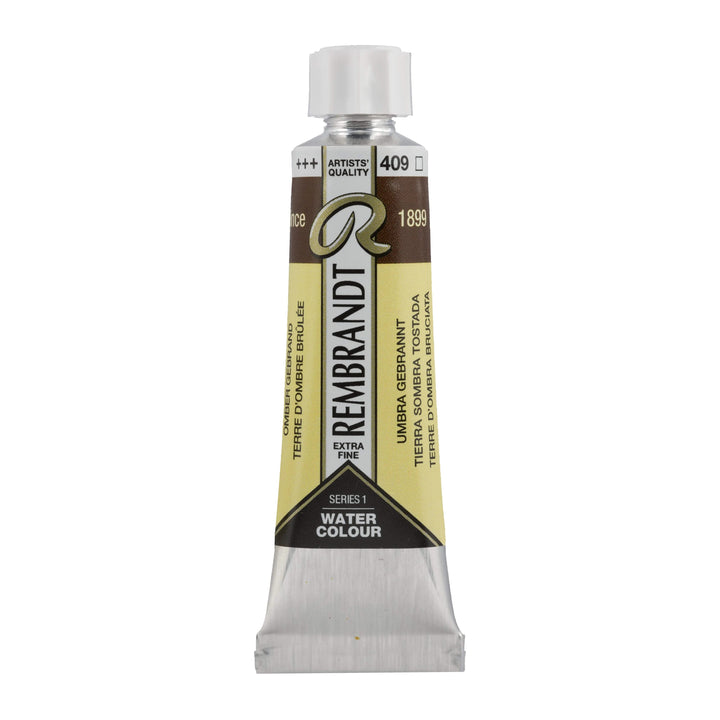 Rembrandt Aquarellfarbe Tube 10 ml Umbra Gebrannt 409 - Kidis Art