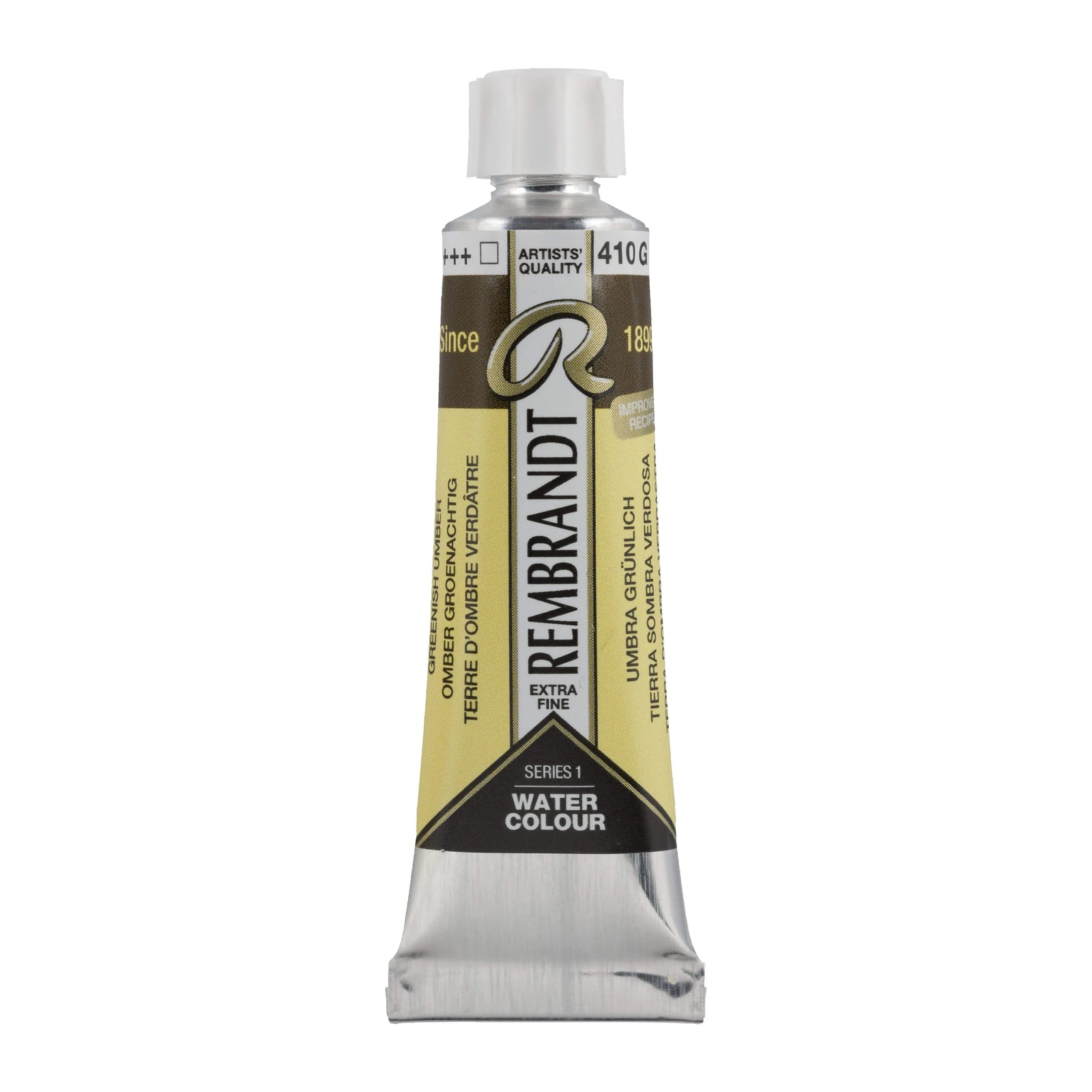 Rembrandt Aquarellfarbe Tube 10 ml Umbra Grünlich 410 - Kidis Art