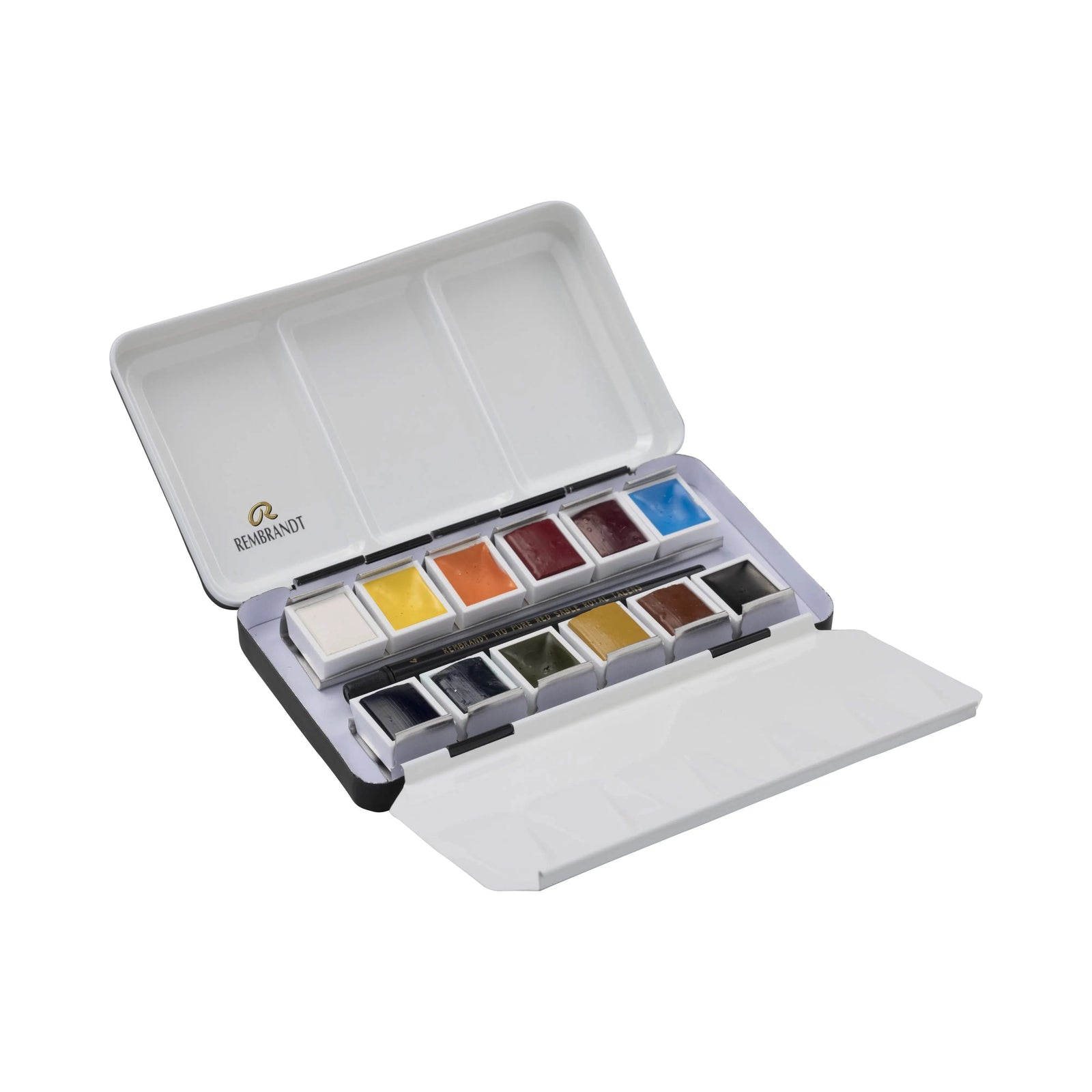 Rembrandt Aquarellfarben-Set im Metalletui für Porträts I 12 Näpfchen + Pinsel - Kidis Art