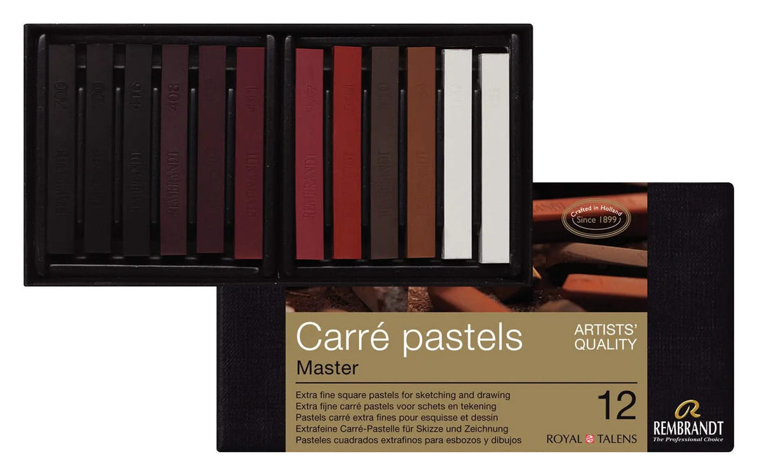 Rembrandt Set Carré Pastelle | 12 Farben - Kidis Art