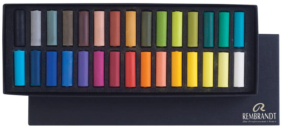 Rembrandt Set weiche Pastelle, 30 Pastelle in halber Größe - Kidis Art