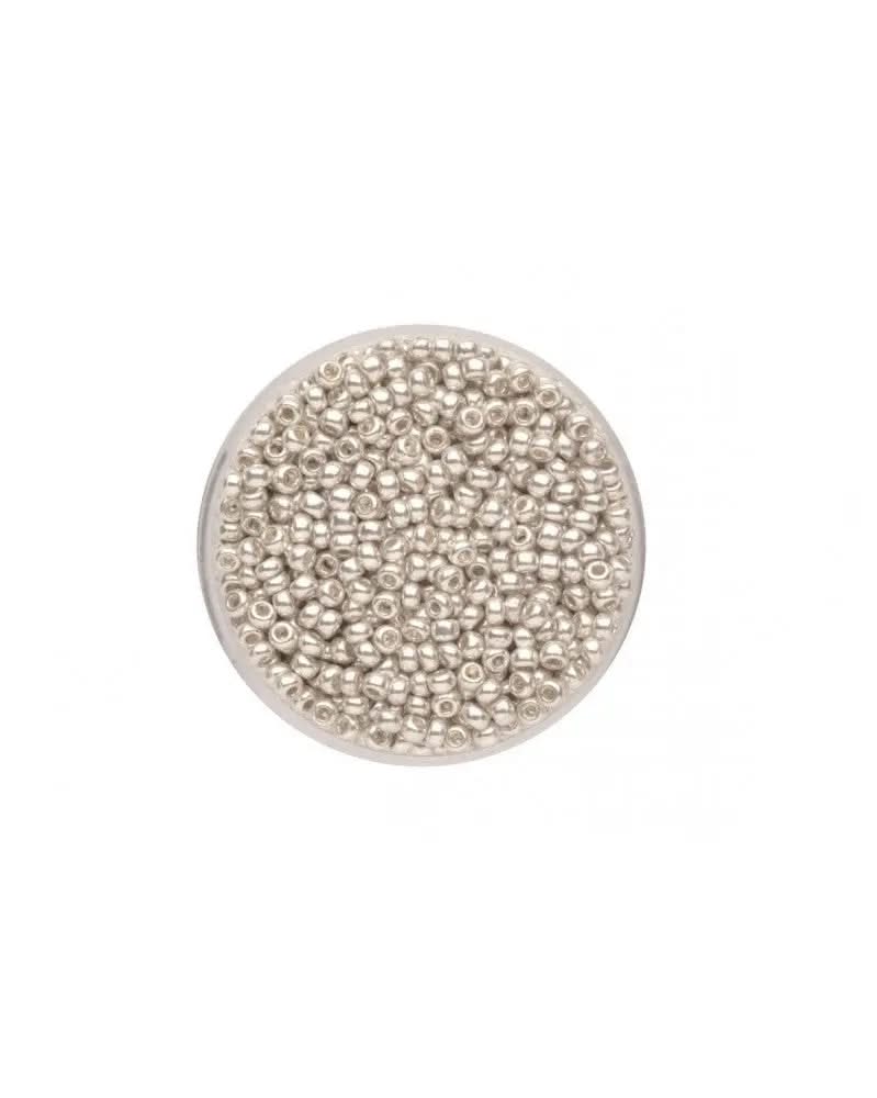 Rocailles 2,6mm met. silver - Kidis Art