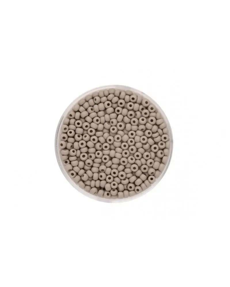 Rocailles satt matt grau - Kidis Art