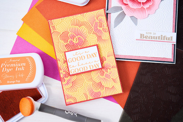 Dossier de gaufrage 3D texturé Cosmopolitan, Sunday in the Park par Stacey Park