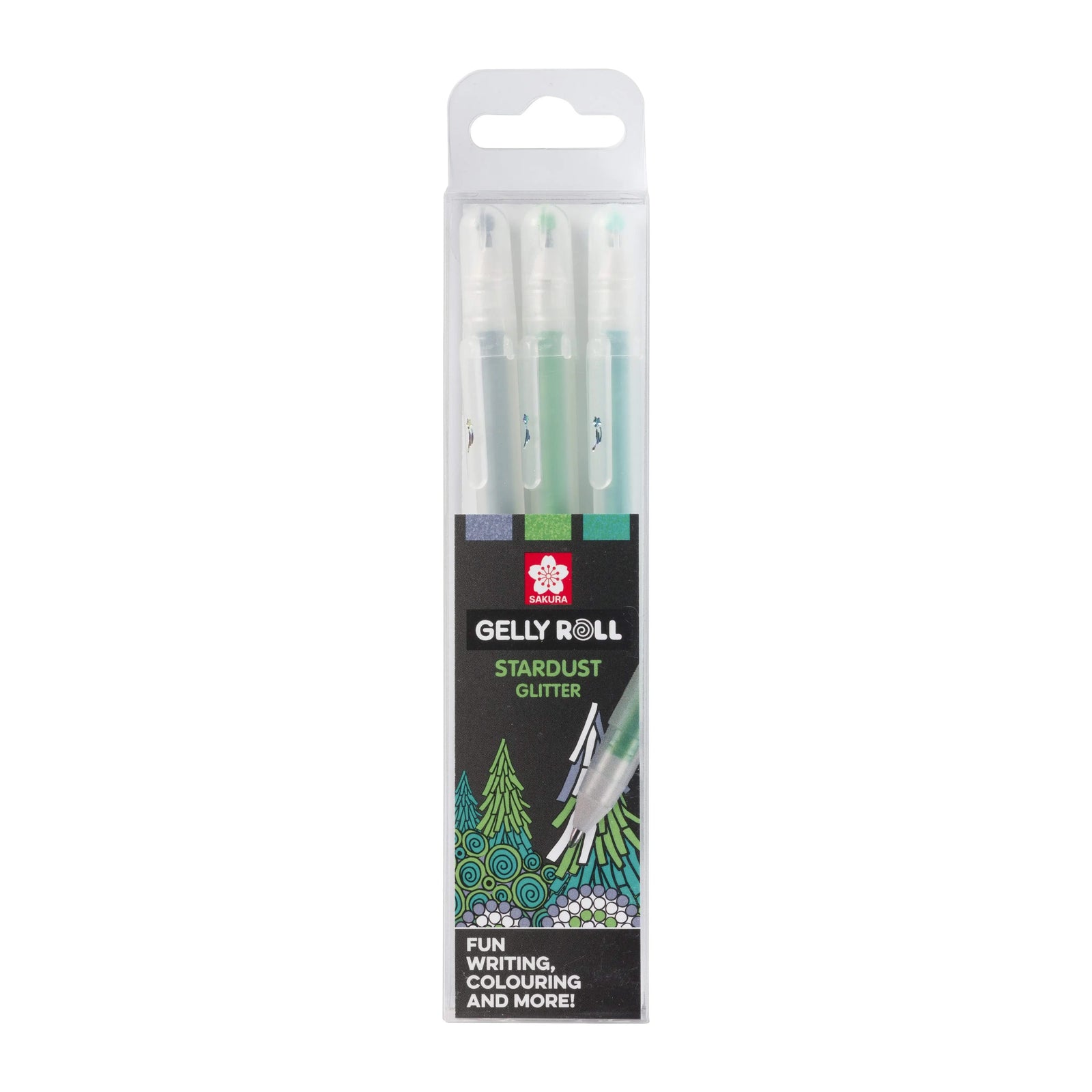 Sakura Einzigartige Kollektion mit 3 Gelly Roll Stardust, Forest - Kidis Art