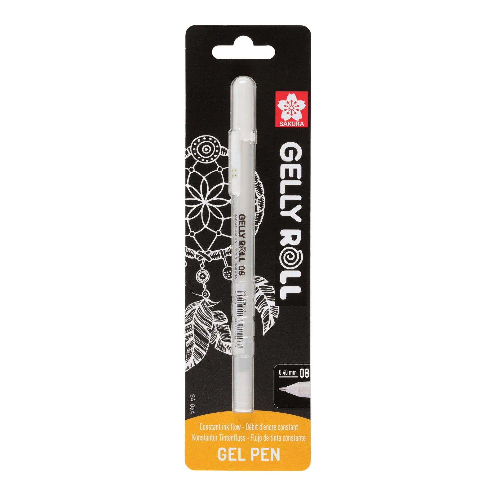 Sakura Gelly Roll 08, Hellweiß, Blisterpackung, 1 Stück - Kidis Art