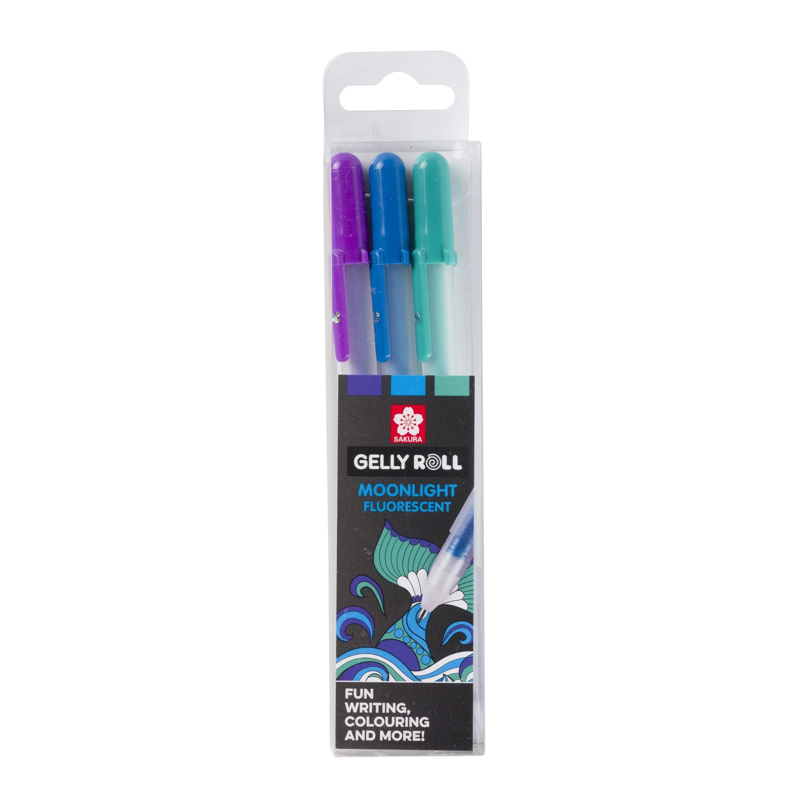 Sakura Moonlight Gelstifte Ocean, 3-teiliges Set - Kidis Art