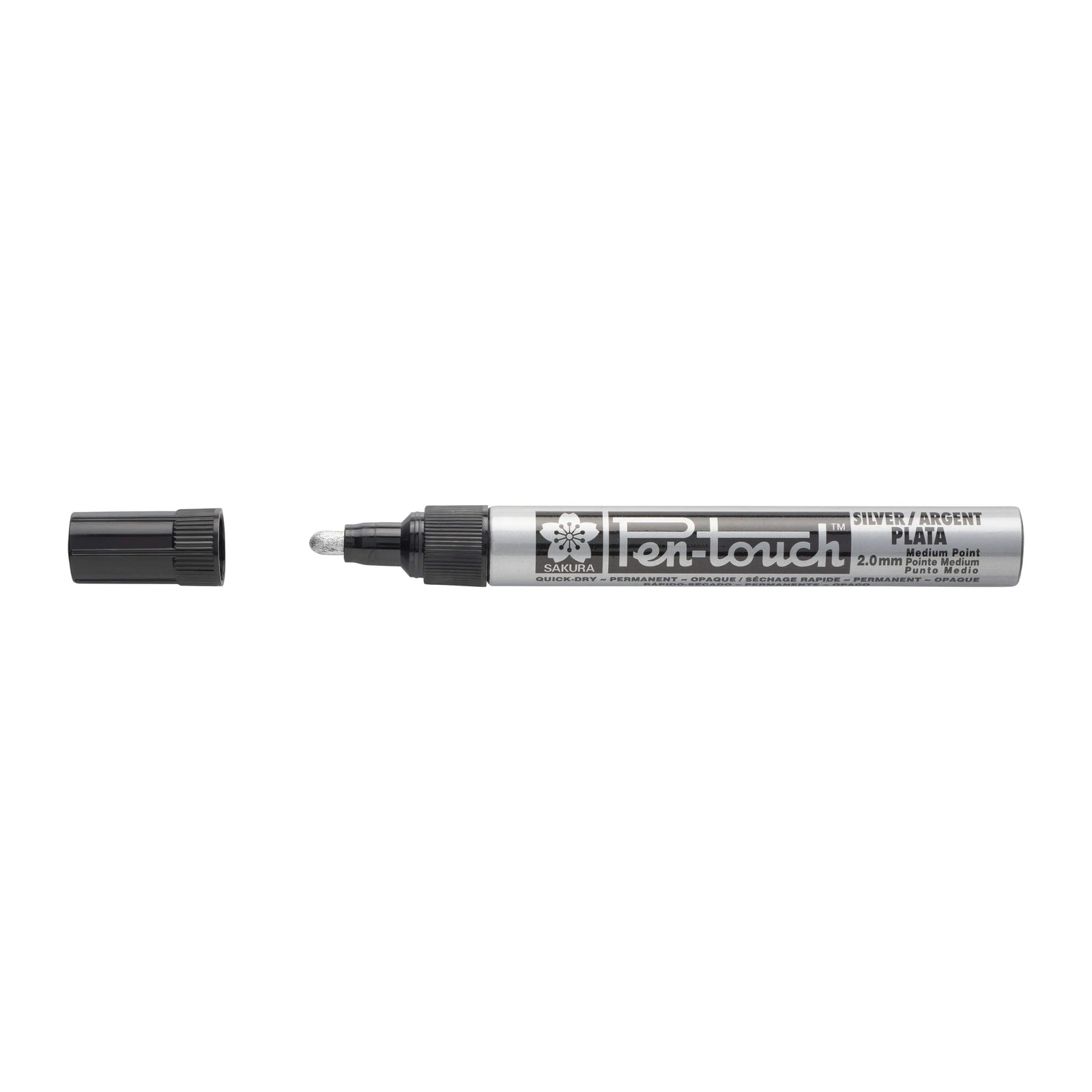 Sakura Pen-Touch Mittel Silber - Kidis Art