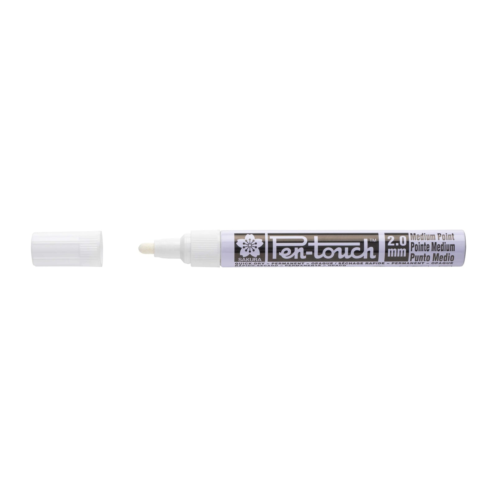 Sakura Pen-Touch Mittel Weiß - Kidis Art