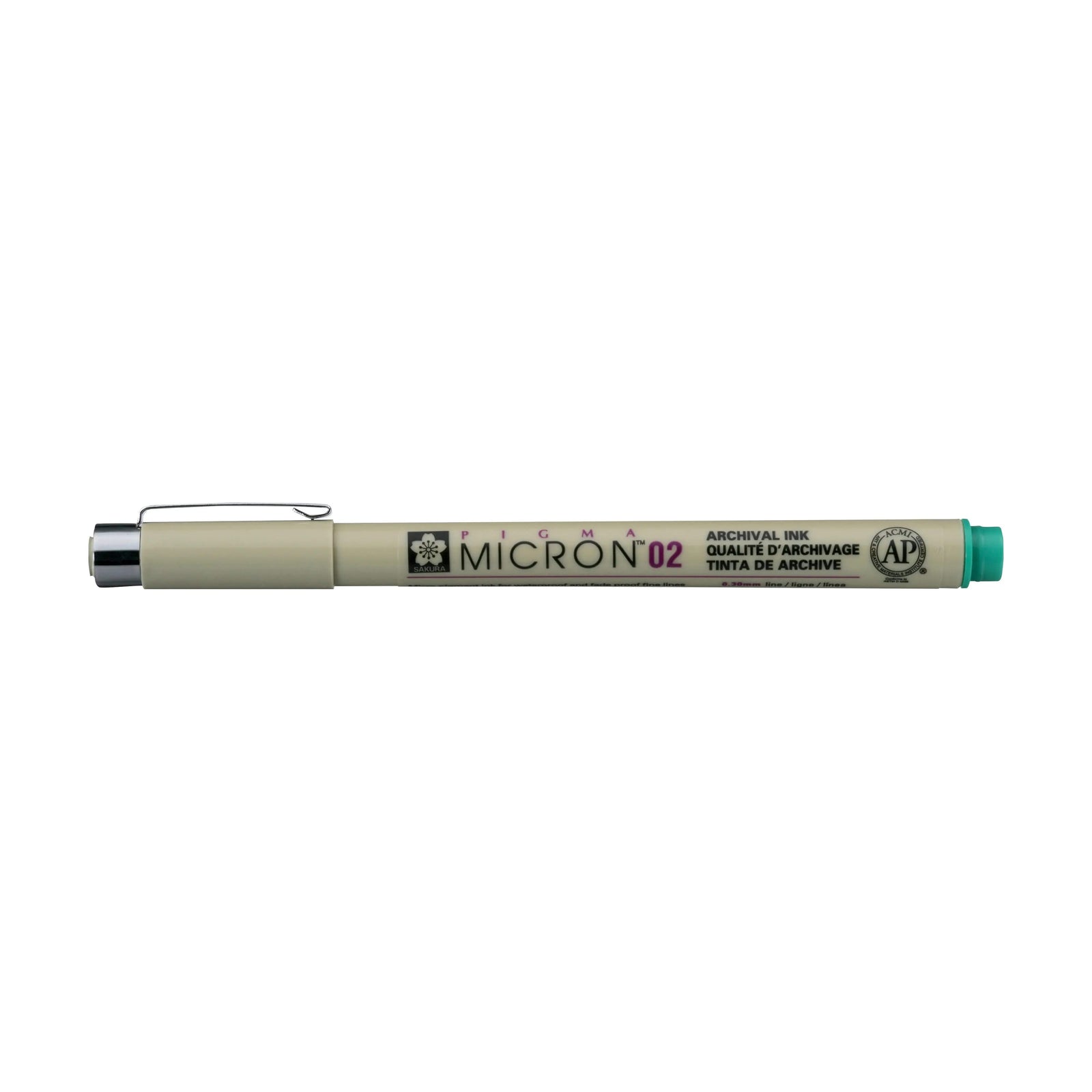 Sakura Pigma Micron 02 - 0.30 mm - Grün - Kidis Art
