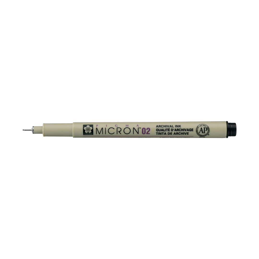 Sakura Pigma Micron 02 - 0.30 mm - Schwarz - Kidis Art