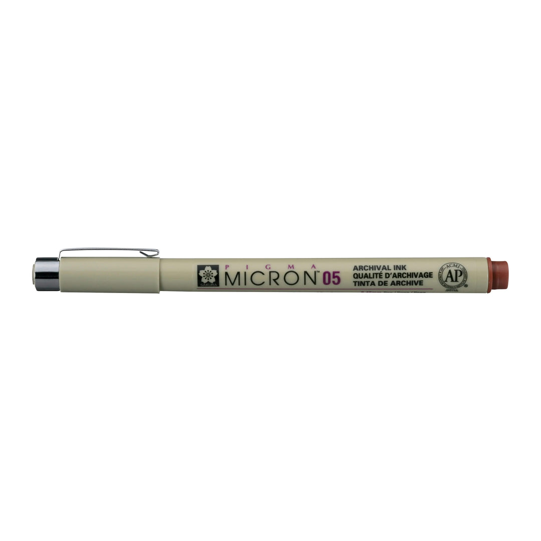 Sakura Pigma Micron 05 - 0.45 mm - Braun - Kidis Art