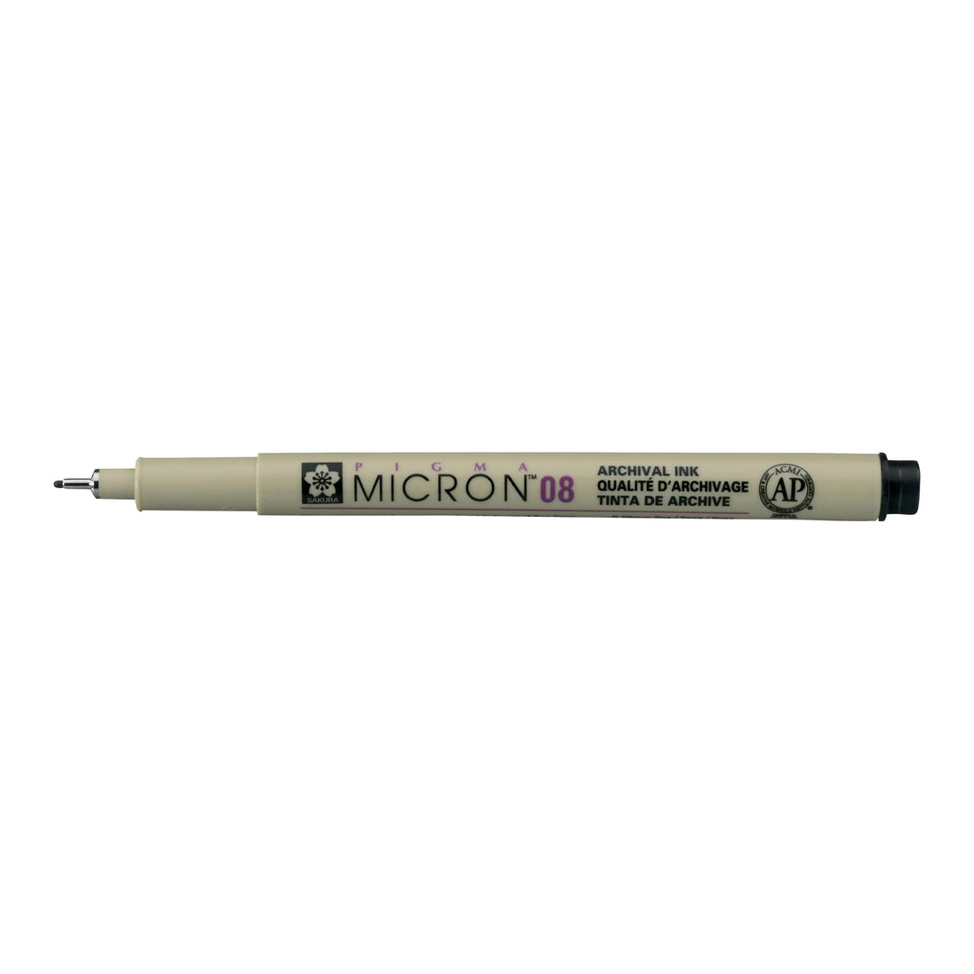 Sakura Pigma Micron 08 - 0.50 mm - Schwarz - Kidis Art