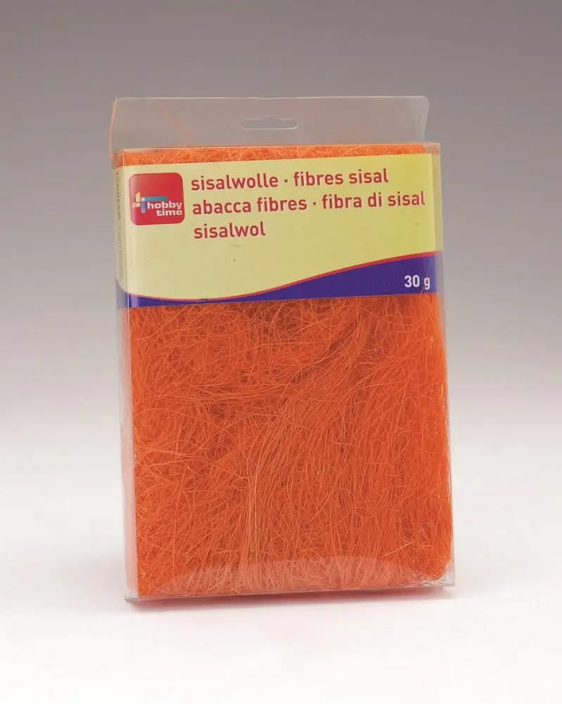 Sisalgras in Box 30g orange - Kidis Art