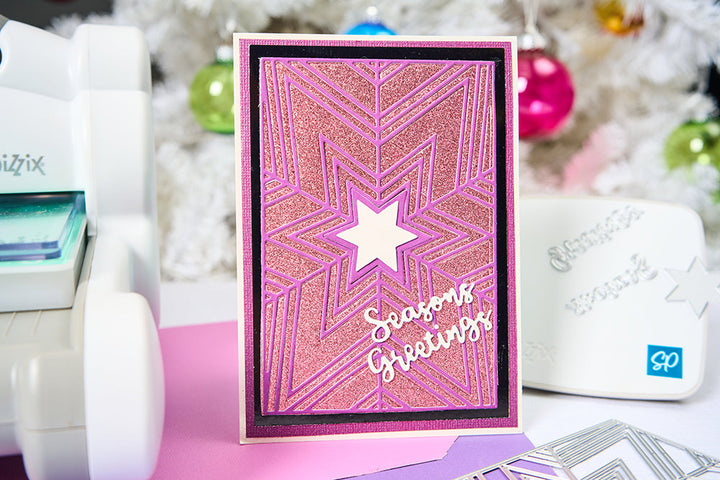 Thinlits Stanzset 5Stk. - Cosmopolitan Weihnachten, Star Bright von Stacey Park