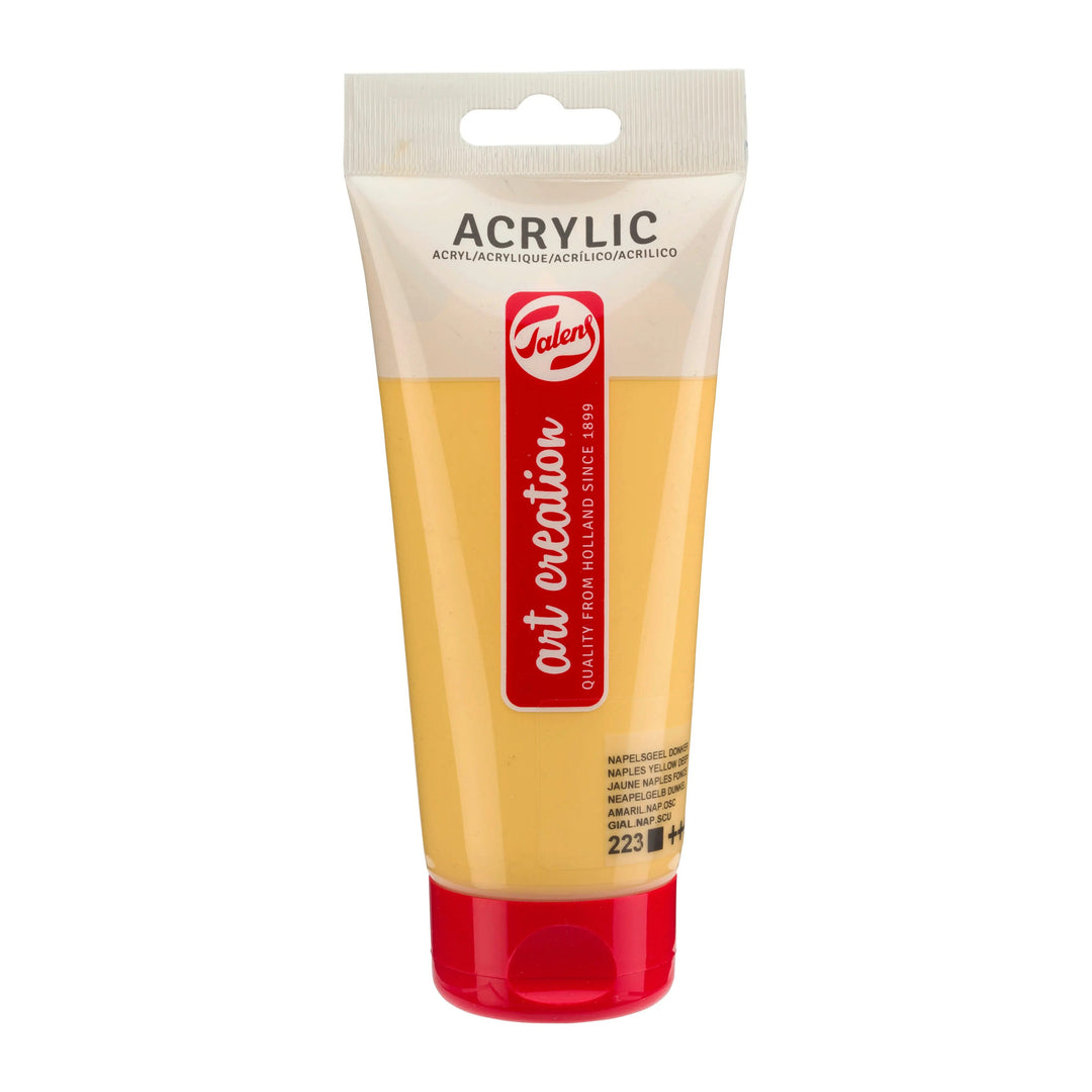 Talens Art Creation Acrylfarbe Tube 75 ml Neapelgelb Dunkel 223 - Kidis Art