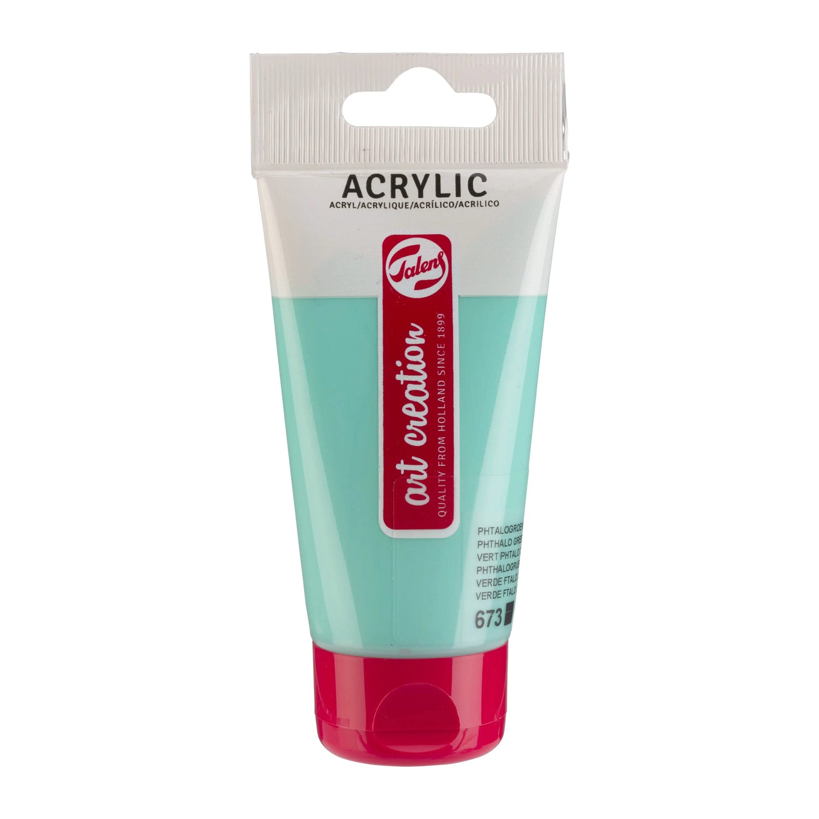 Talens Art Creation Acrylfarbe Tube 75 ml Phthalogrün Hell 673 - Kidis Art