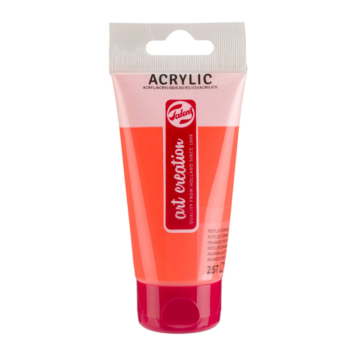 Talens Art Creation Acrylfarbe Tube 75 ml Reflexorange 257 - Kidis Art