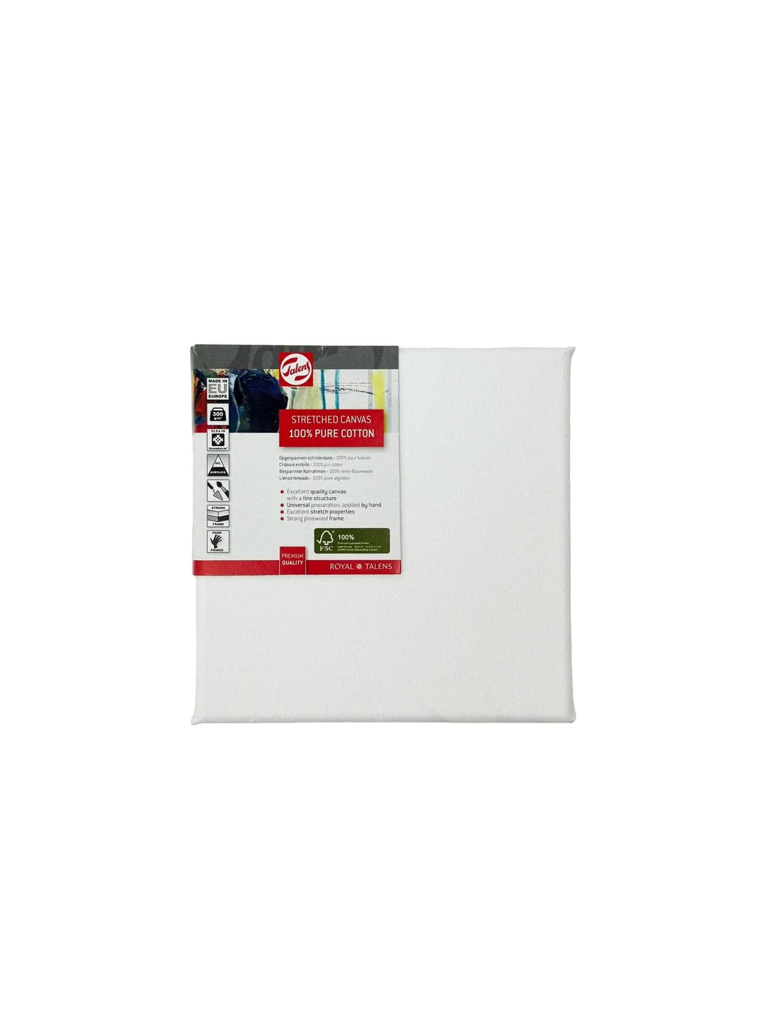 Talens Bespannter Keilrahmen Baumwolle 15 x 15 cm - Kidis Art