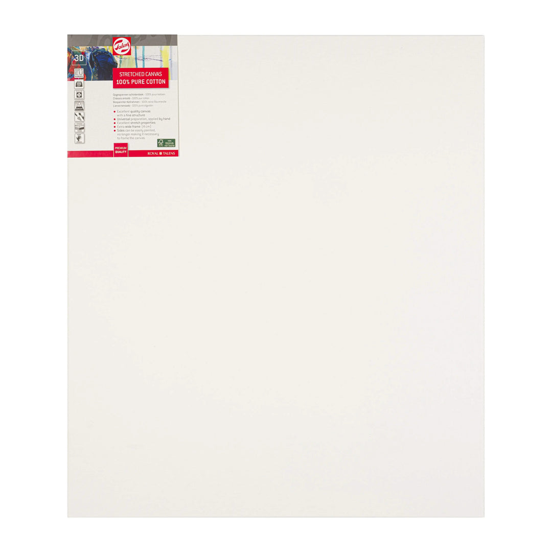 Talens Bespannter Keilrahmen Baumwolle 3D 60 x 70 cm - Kidis Art