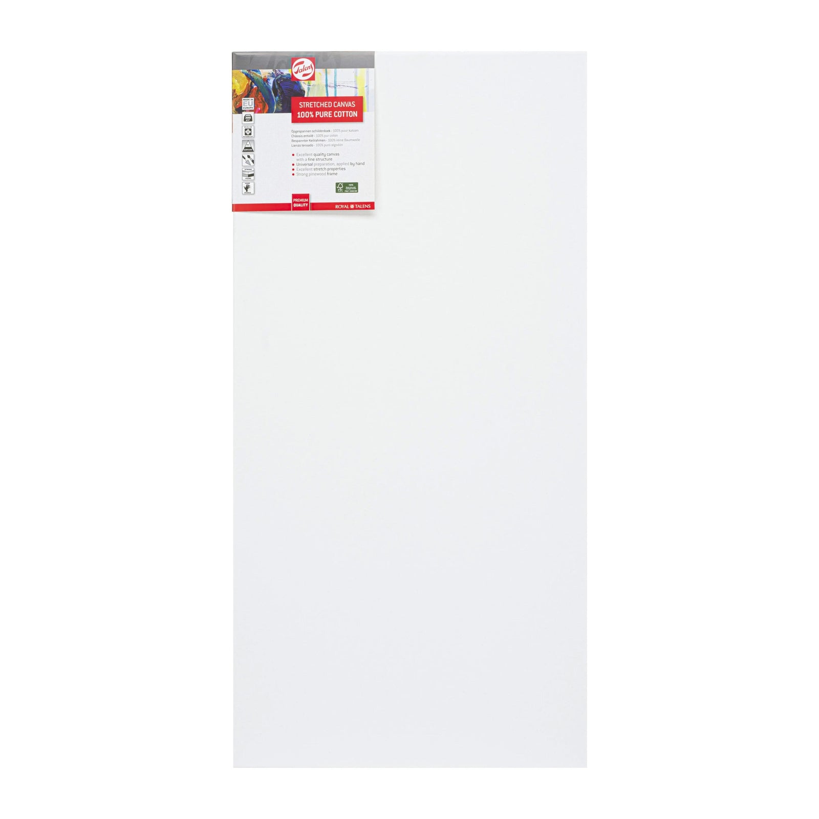 Talens Bespannter Keilrahmen Baumwolle 40 x 80 cm - Kidis Art