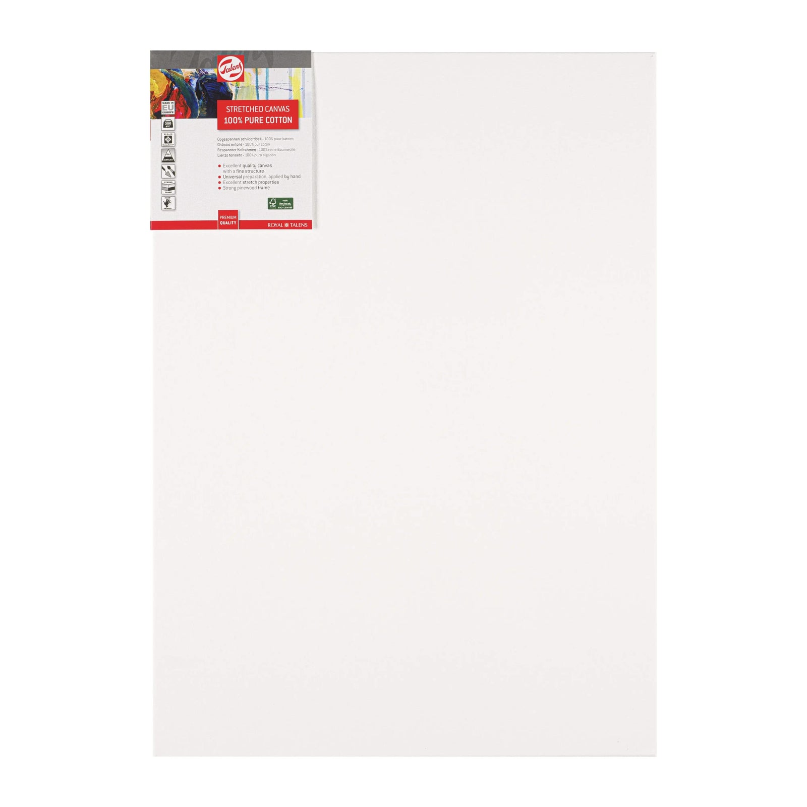 Talens Bespannter Keilrahmen Baumwolle 50 x 70 cm - Kidis Art