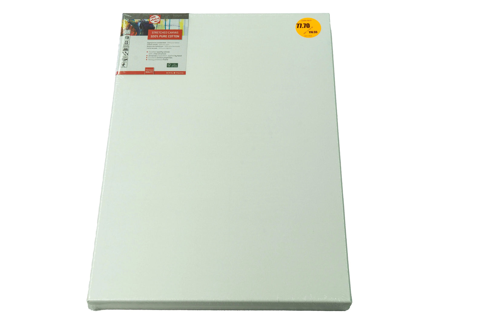 Talens Bespannter Keilrahmen Baumwolle 50 x 70 cm Trio-Set - Kidis Art
