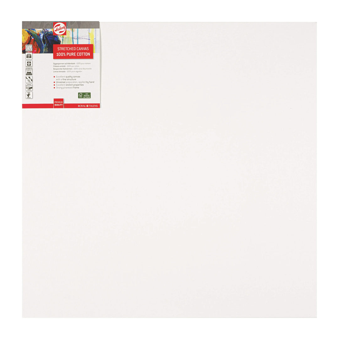 Talens Bespannter Keilrahmen Baumwolle 60 x 60 cm - Kidis Art