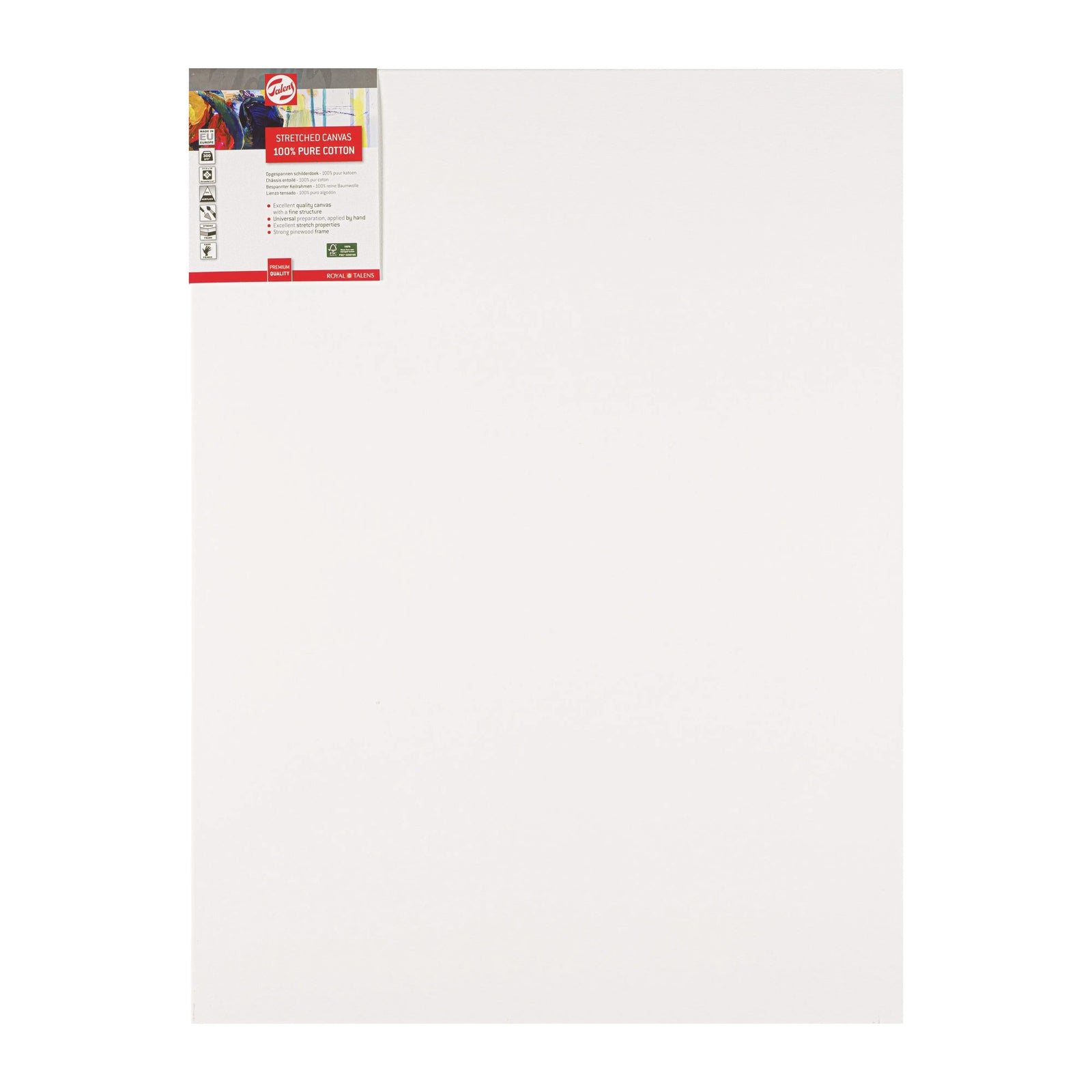 Talens Bespannter Keilrahmen Baumwolle 60 x 80 cm - Kidis Art