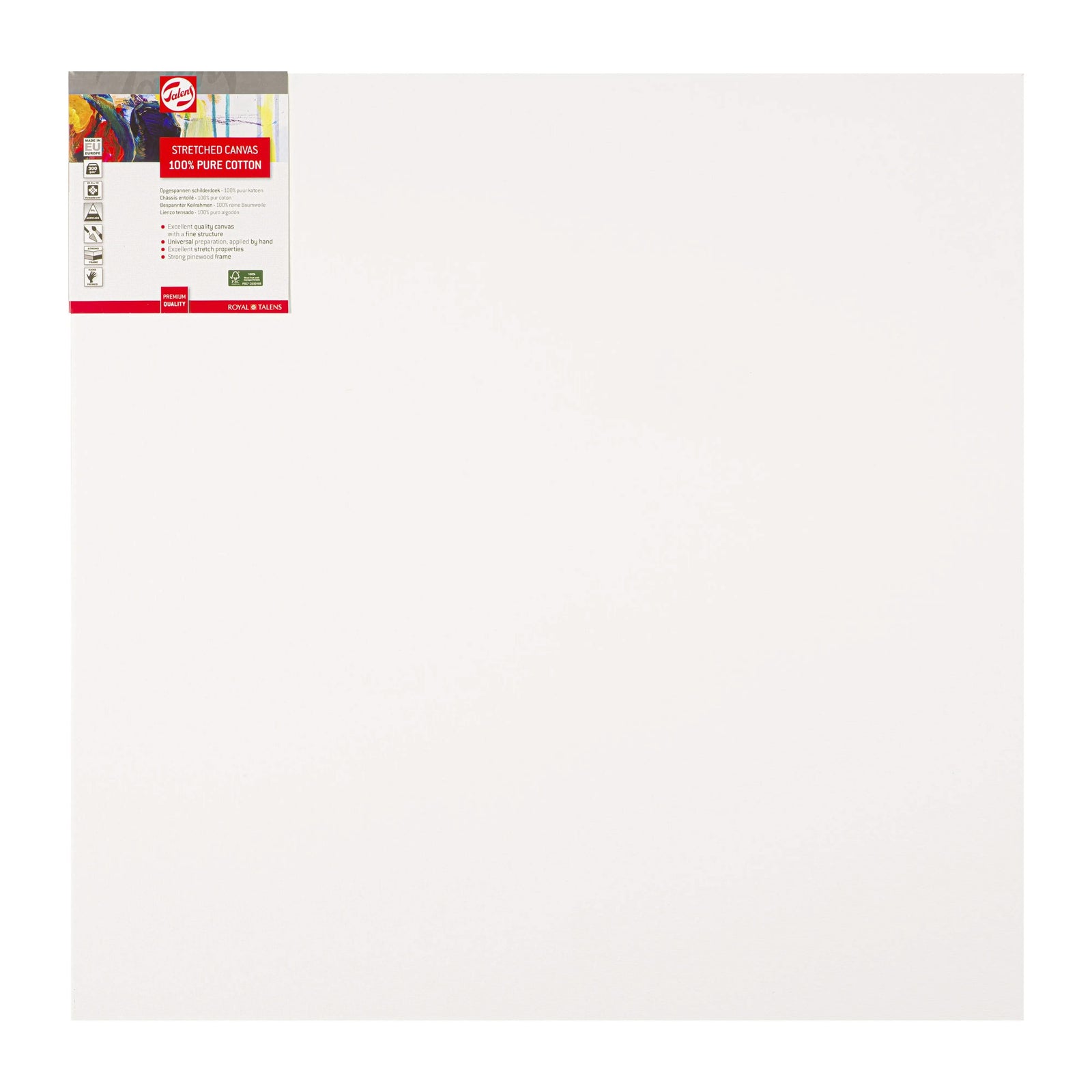 Talens Bespannter Keilrahmen Baumwolle 70 x 70 cm - Kidis Art