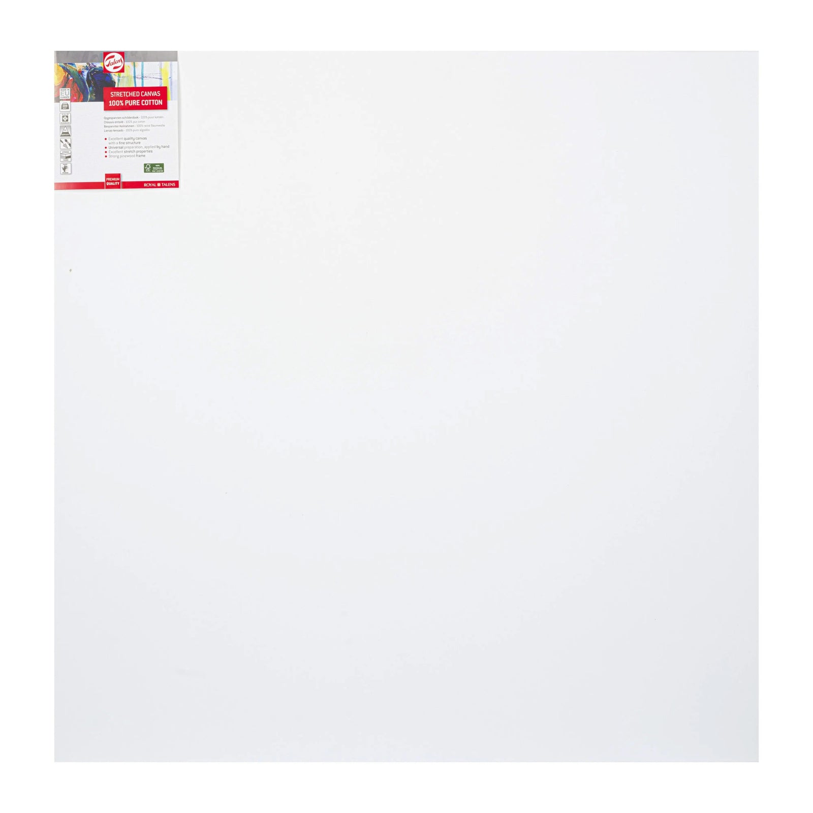 Talens Bespannter Keilrahmen Baumwolle 90 x 90 cm - Kidis Art