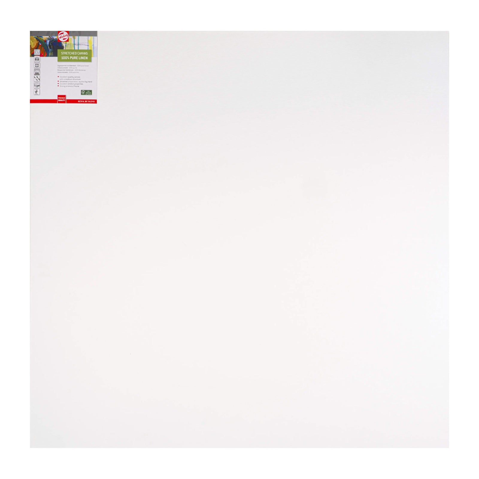 Talens Bespannter Keilrahmen Leinen 100 x 100 cm - Kidis Art