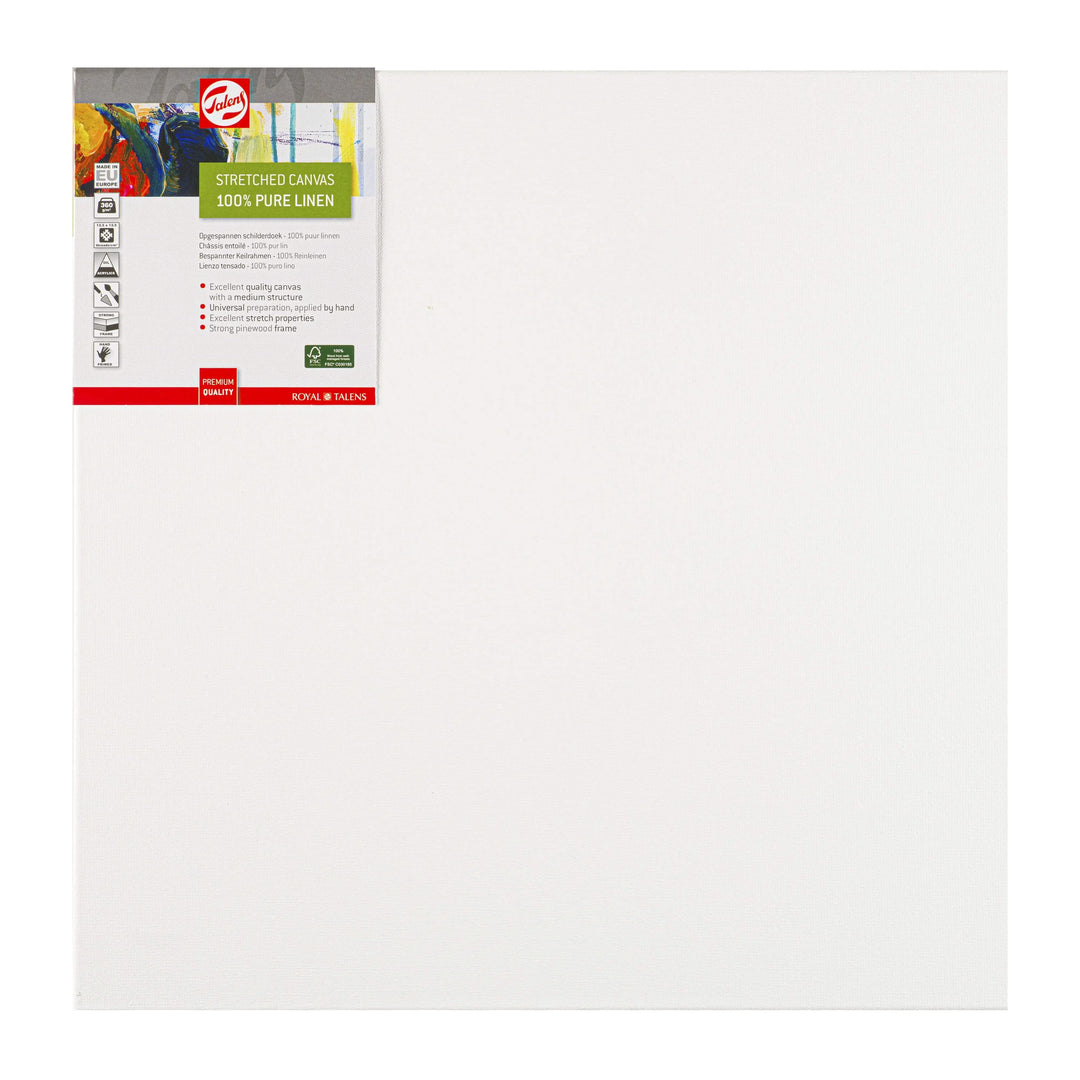 Talens Bespannter Keilrahmen Leinen 50 x 50 cm - Kidis Art
