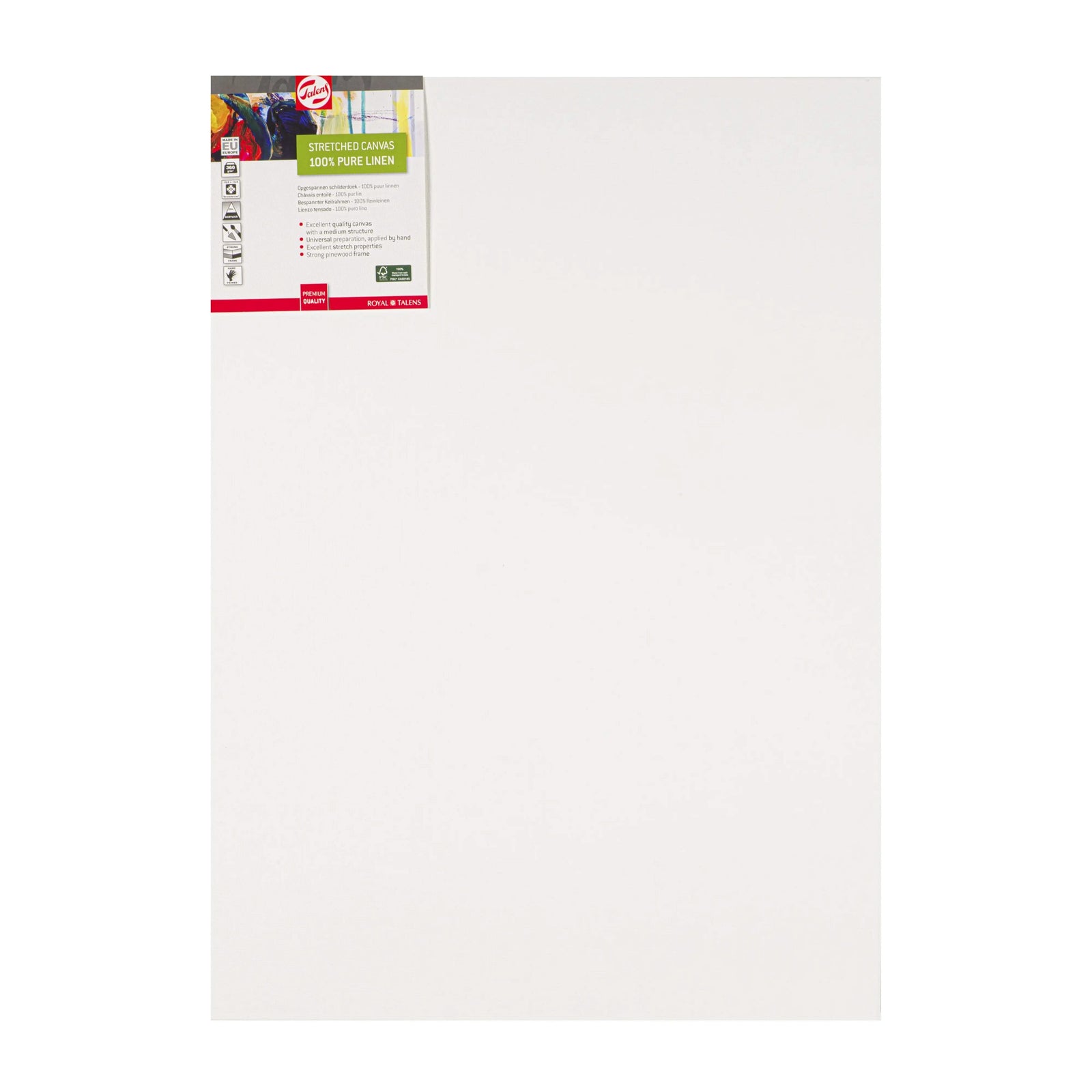 Talens Bespannter Keilrahmen Leinen 50 x 70 cm - Kidis Art