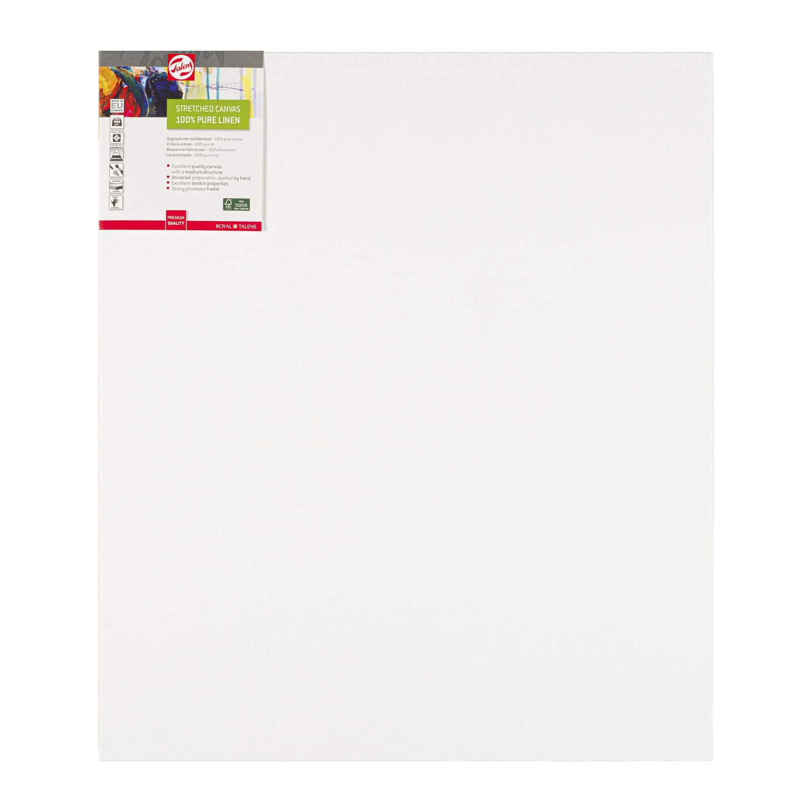 Talens Bespannter Keilrahmen Leinen 60 x 70 cm - Kidis Art