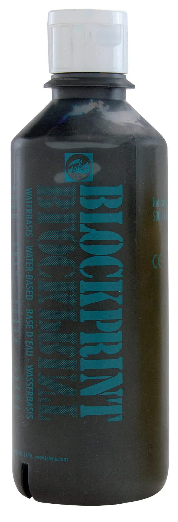 Talens Blockprint Flasche 500 ml Schwarz 700 - Kidis Art