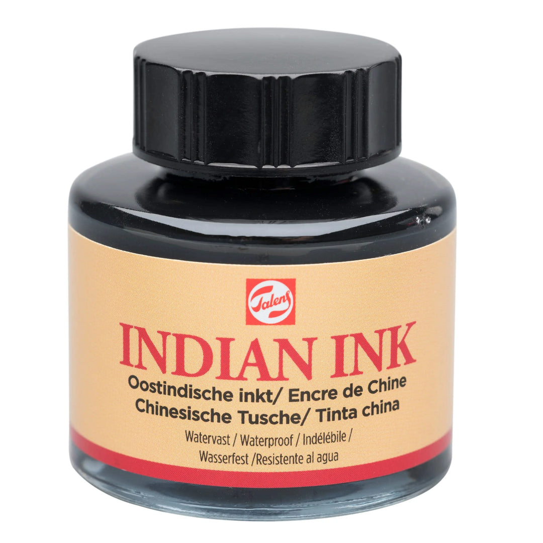 Talens Chinesische Tusche Flasche 30 ml Schwarz 700 - Kidis Art