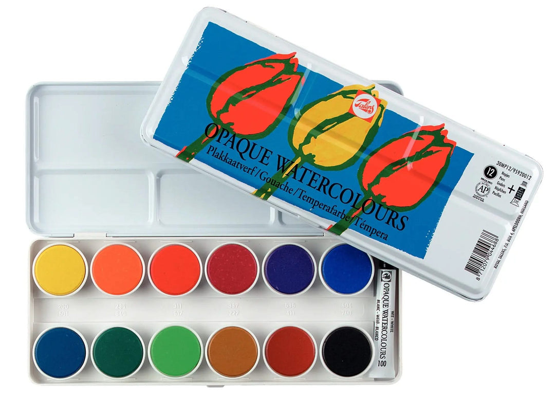 Talens Deckende Aquarellfarbe Set 30Mp12 - Kidis Art