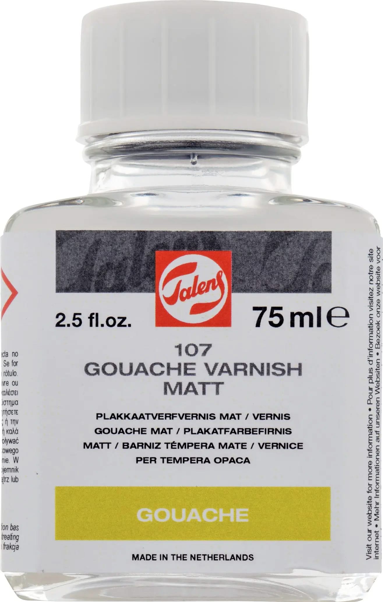Talens Designer Tempera Firnis Matt 107 Flasche 75 ml - Kidis Art