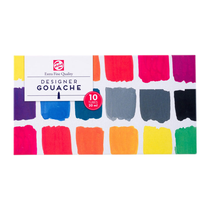 Talens Gouache Extra Fine Basis-Set | 10 x 20 ml - Kidis Art