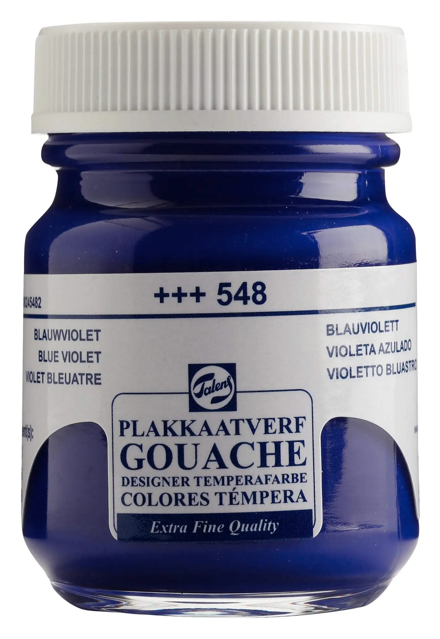 Talens Gouache Extra Fine Quality Flasche 50 ml Blauviolett 548 - Kidis Art