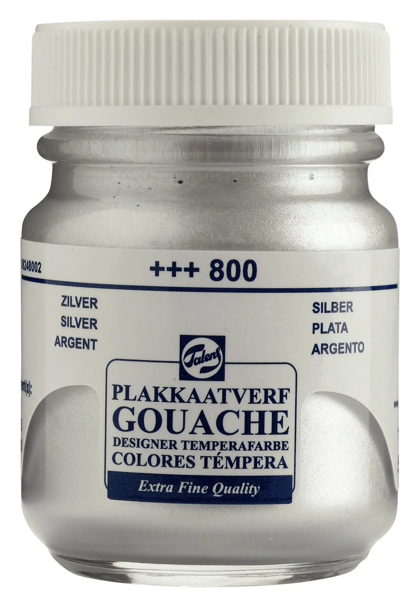 Talens Gouache Extra Fine Quality Flasche 50 ml Silber 800 - Kidis Art
