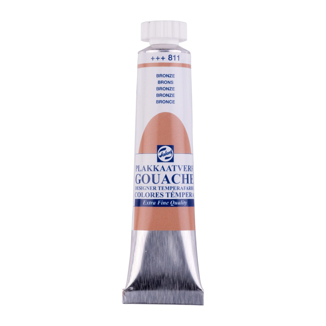 Talens Gouache Extra Fine Quality Tube 20 ml Bronze 811 - Kidis Art