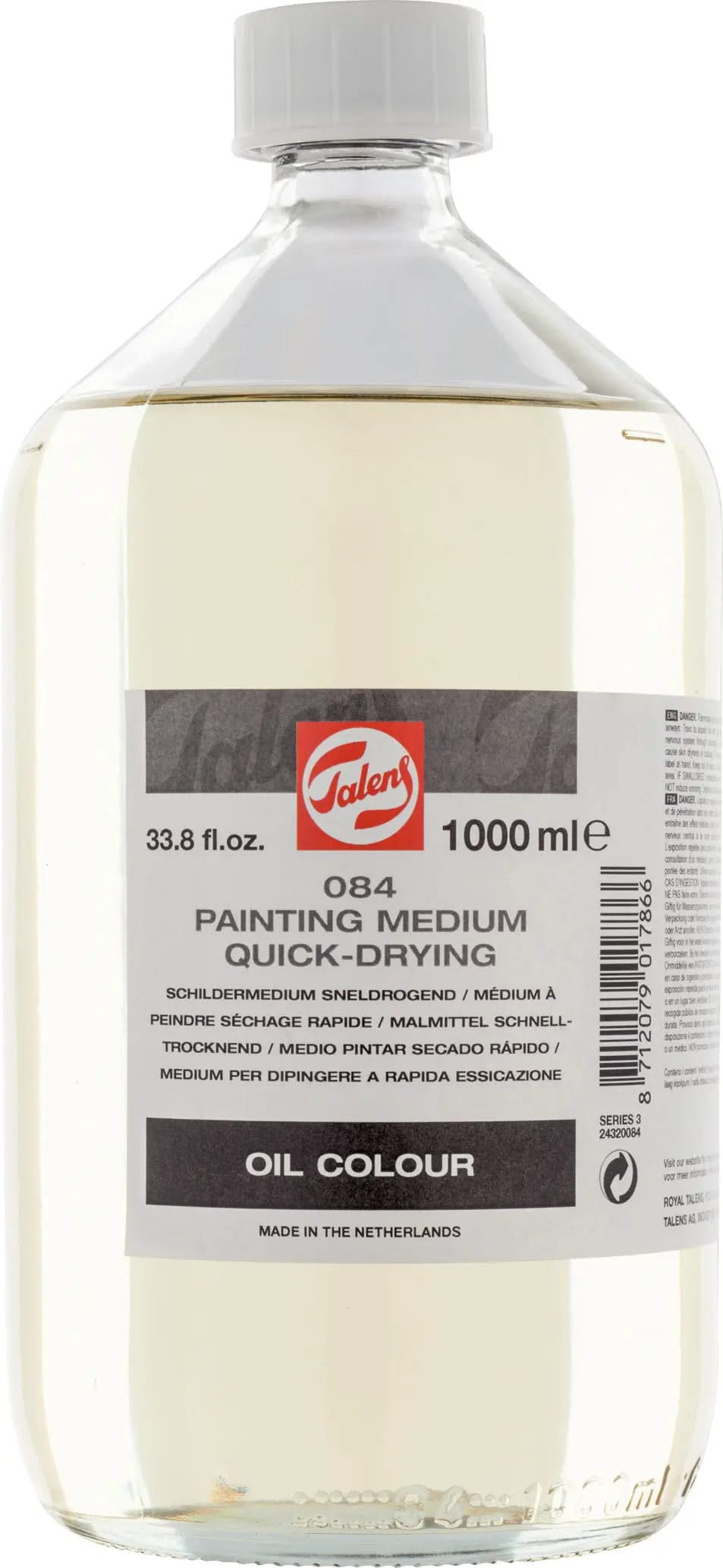 Talens Malmittel Schnelltrocknend 084 Flasche 1000 ml - Kidis Art