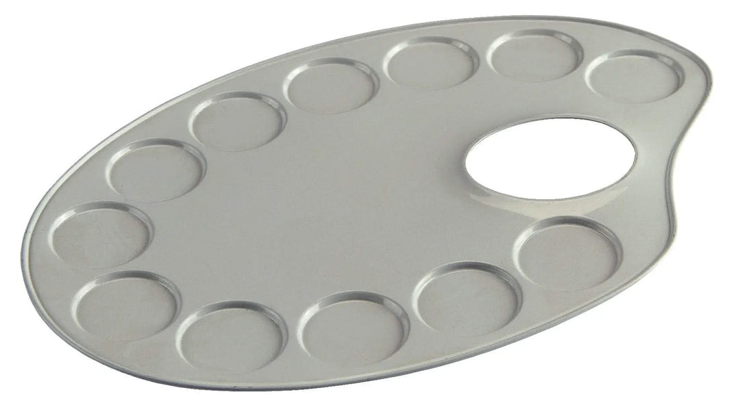 Talens Metallpalette Oval 12,6 x 18,5 cm - Kidis Art