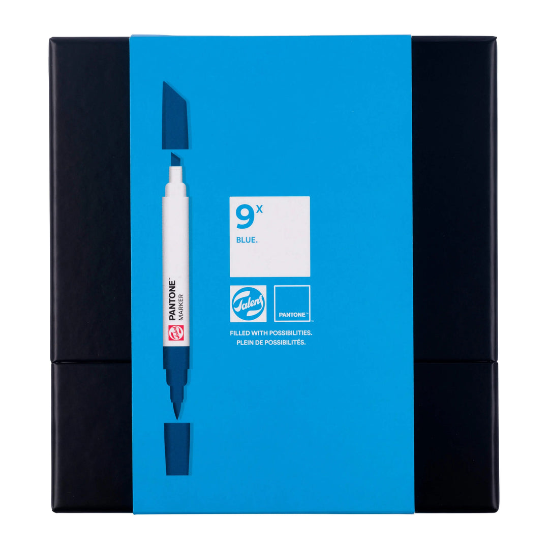 Talens | Pantone Marker Set 9x Blue - Kidis Art