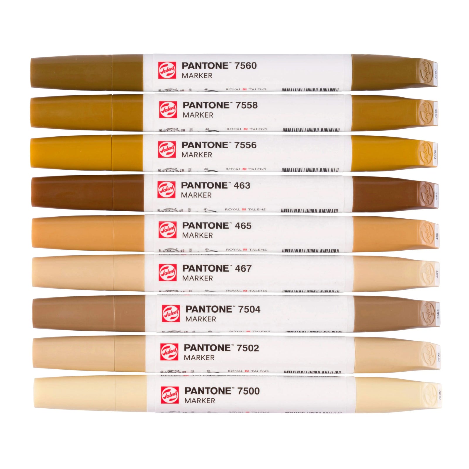 Talens | Pantone Marker Set 9x Brown - Kidis Art