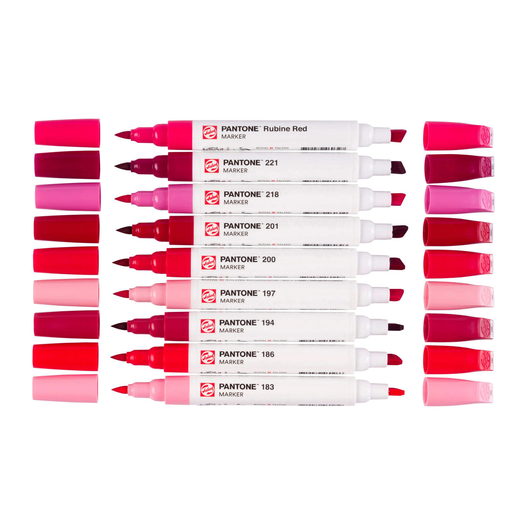 Talens | Pantone Marker Set 9x Cool Red - Kidis Art